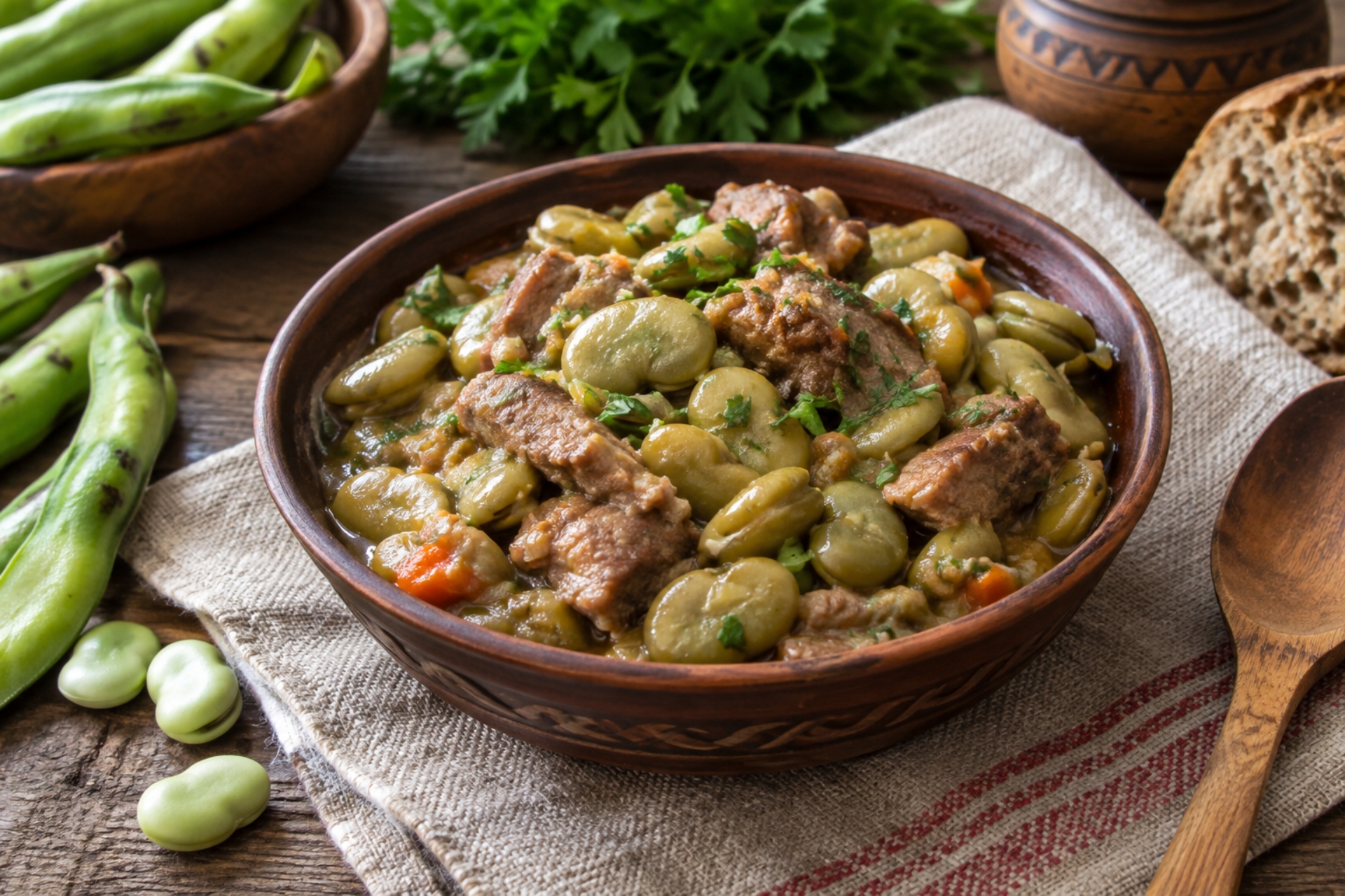 Бобы с мясом: сытные деревенские рецепты